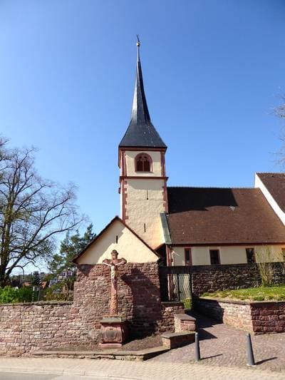St. Alexander Mühlhausen von außen